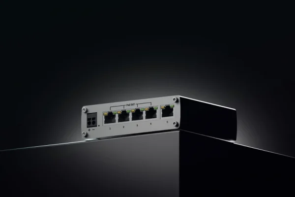 Teltonika Switch 5xEth Gb 4xPoE+ 60W Plint (TSW101)