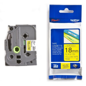 BROTHER P-TOUCH etikettape, svart på gul, 18mm (TZe-641)